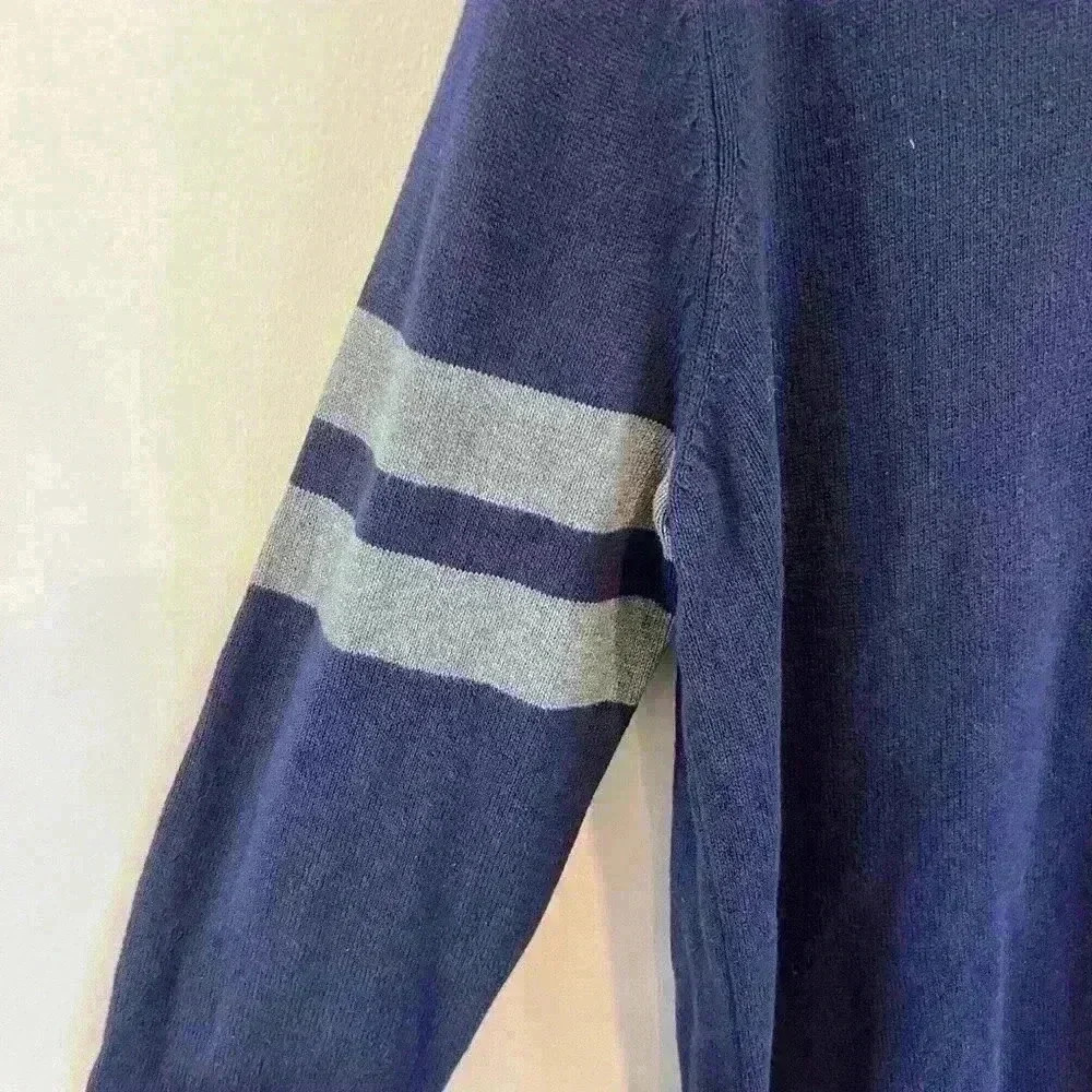Tommy Hilfiger Men 1/2 Half Zip Mock Turtle Neck H Logo Solid Sweater - Picture 4 of 6
